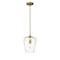 Z-Lite Joliet 1 Light Pendant, Olde Brass & Clear 473P9-OBR - alternate 1